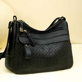 跨境大容量新款女士包妈妈包斜挎包外出旅游包中老年单肩包批发