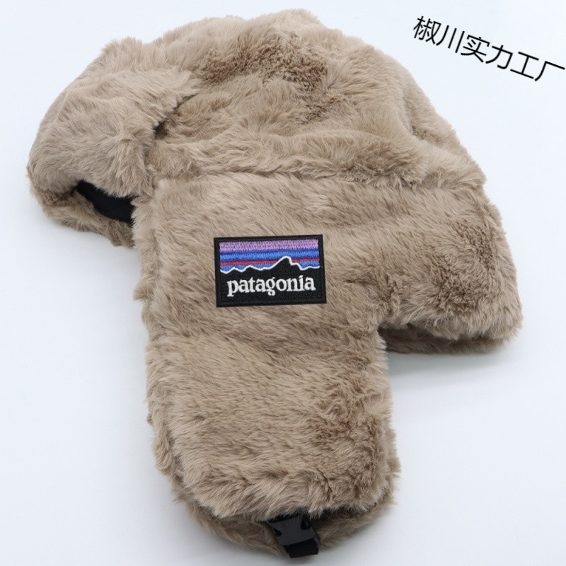 PATAGONIA 따뜻하고 두꺼운 보호 LEI FENG 모자 야외 사이클링 방풍 플러시 모자 서양식 틈새 시장