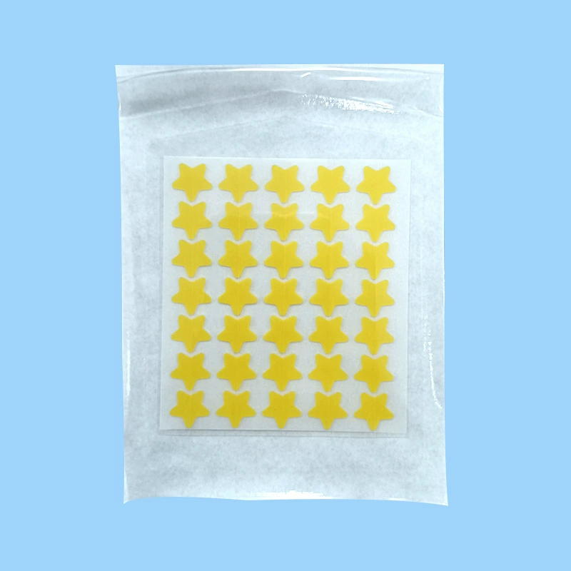Подложки Acne Patch Genuine — наклейки для акне Hydrocolloid звезды, 40–51 шт, цветной консилер