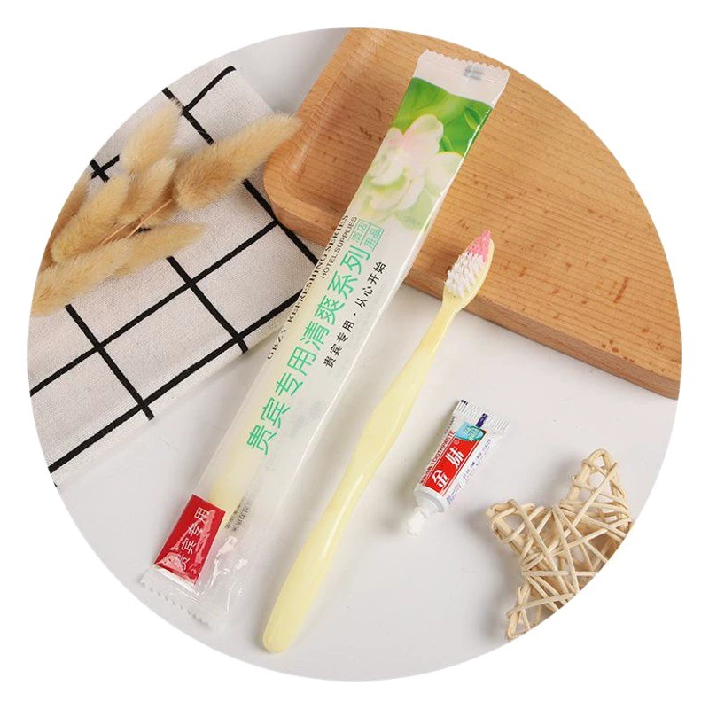 Набор одноразовых зубных паст и зубных щеток для отелей, одноразовые зубные щетки для отелей