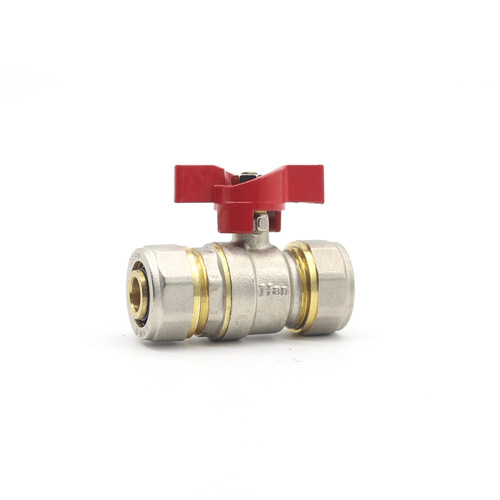 ifan manual ball valve card sleeve floor heating pipe union ball valve switch DN20 union ball valve engineering ball valve
