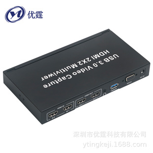 Upon Screen Splitter HDMI Seamless Switcher Two in and Two Out Painting Pip Left and Right 3 or 16:9