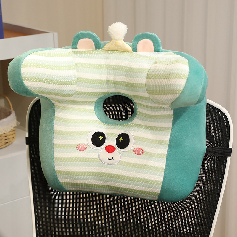 Almohada de Siesta para Cuello de Oficina, Peluche, Protección Cervical, para Silla de Oficina