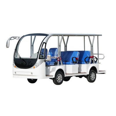 Tourist Sightseeing Vehicles for Scenic Areas, Fuel-Powered Patrol Vehicles for Real Estate Viewings, 11-Seater and 14-Seater Open-Top and Enclosed Electric Sightseeing Vehicles (Elektrikli qolf avtomobilləri) - 11-seater-convertible