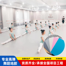 厂家木地板批发舞蹈教室高弹地板胶中国街舞爵士舞瑜伽馆专用PVC