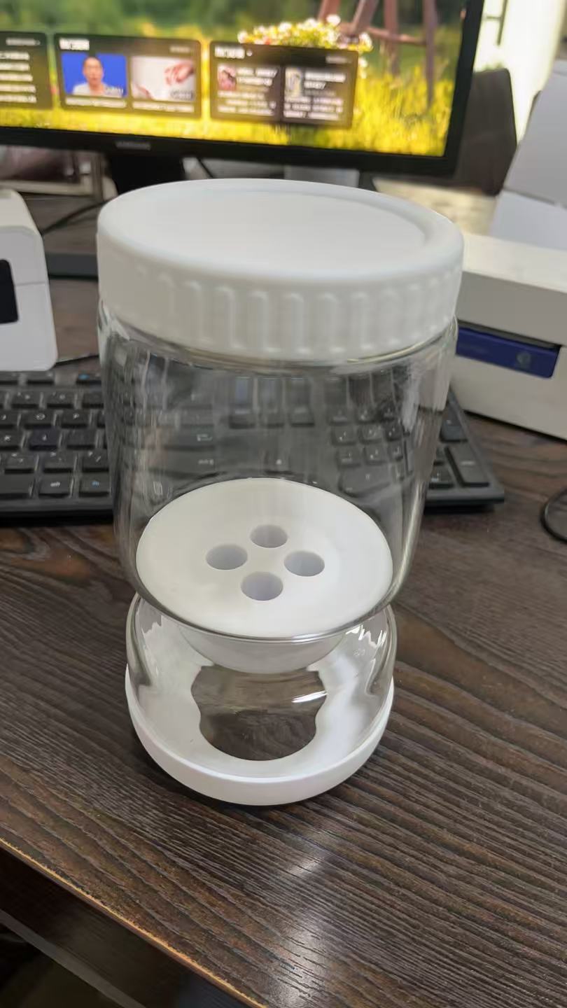 Pickly jar 34oz Tarro de kimchi separado Tarro de kimchi de reloj de arena Botella de kimchi en escabeche de alto contenido de borosilicato