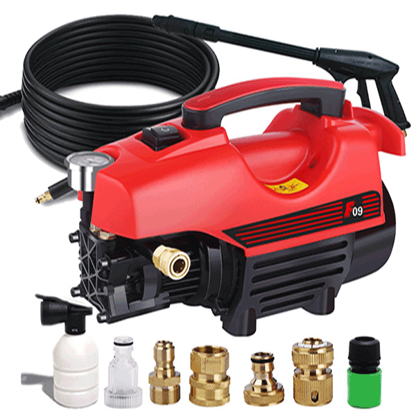 Auto-aspiración automática de alta presión lavadora de automóviles 220v lavadora doméstica máquina de lavado de automóviles artefacto bomba de agua pistola de agua portátil de auto-aspiración image 1