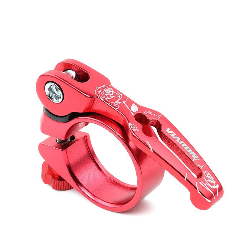 Viaron bicicleta de montaña de liberación rápida abrazadera de asiento 31,8/34,9mm Abrazadera de asiento de aleación de aluminio accesorios de bicicleta de carretera