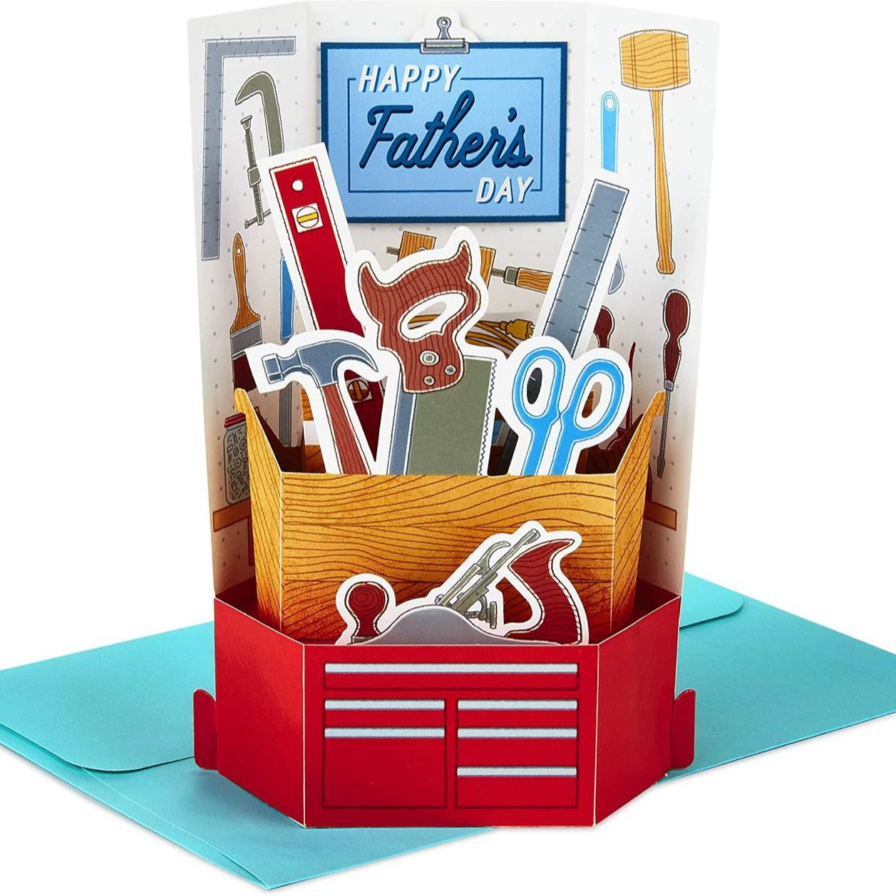 3D-поп-ап стерео открытка с персонажами, ручная работа, подарок на день рождения папы, День отца