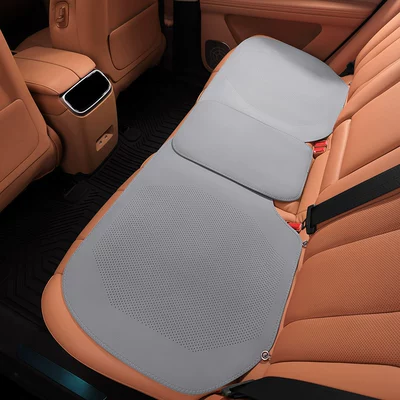 Suitable for Audi A4L/A6L/Q5L/A3/Q3/Q2La7L – Seat cushion, seat cover - 1-piece-in-the-back-row-high-end-gray