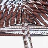 (Трансграничная торговля), сексуальное платье, летняя длинная юбка, европейский стиль, в обтяжку, короткий рукав, с акцентом на бедрах, на шнурках