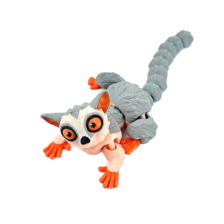 こどもの日ギフトクロスボーダー 3D プリントベビーモンキーとフライングマウスクロスボーダーおもちゃ小動物装飾品モデル動物|undefined