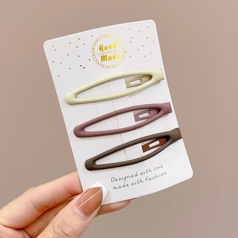 Leche de café, clip de cebo, clip de cabello roto, cabeza trasera, clip de lavar la cara, maquillaje, clip de cabello, toque de cabeza