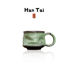 高颜值陶瓷咖啡杯拿铁拉花下午茶杯子轻奢精致马克杯水杯定制LOGO