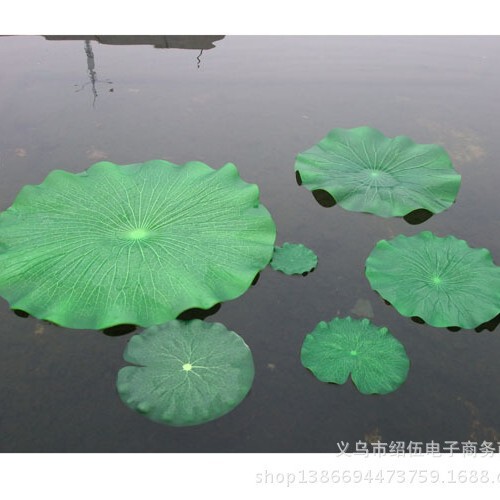 Simulation lotus leaf simulation lotus water lily lotus lotus leaf water surface pool hotel decoration lotus leaf fish tank