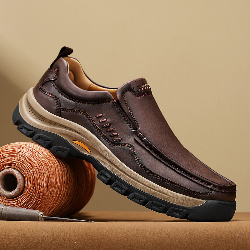 Cross-border Amazon TEMU Explosions Men's Casual Shoes Slip-on Loafers Outdoor Casual Men's Shoes plus size 48