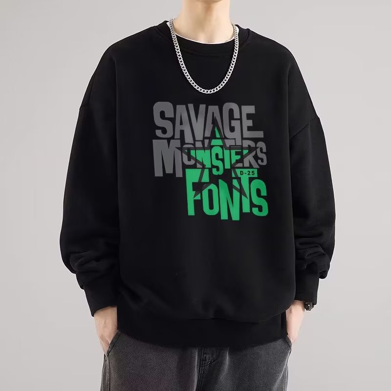 Tendencia 2-WY162-P18 2023 Otoño corriendo, suéter juvenil, top de estudiante, 4 juegos de imágenes