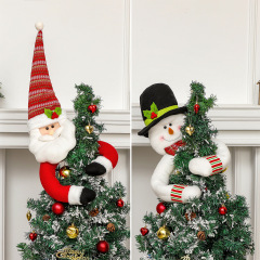 クリスマス装飾用品サンタクロース雪だるまツリースタークリスマスツリー帽子装飾ホームシーンアレンジドレス