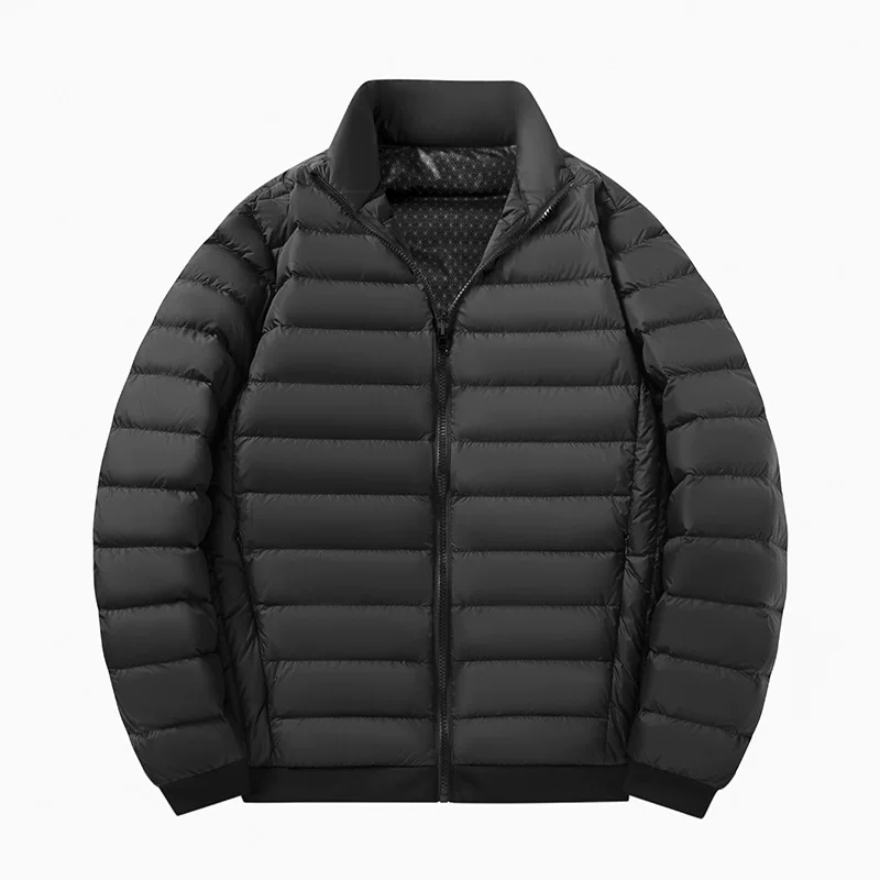 Velvet down jacket, black liner with down, duck down, plus size