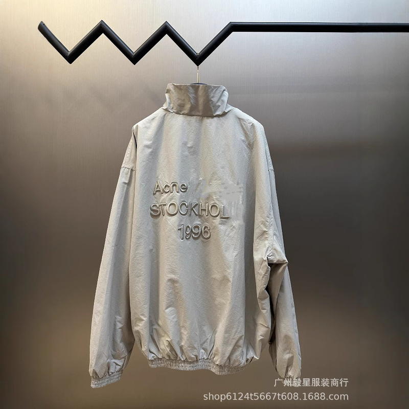 高版本ACNE家25SS 1996徽标刺绣logo夹克外套 高街ins男女夹克|undefined
