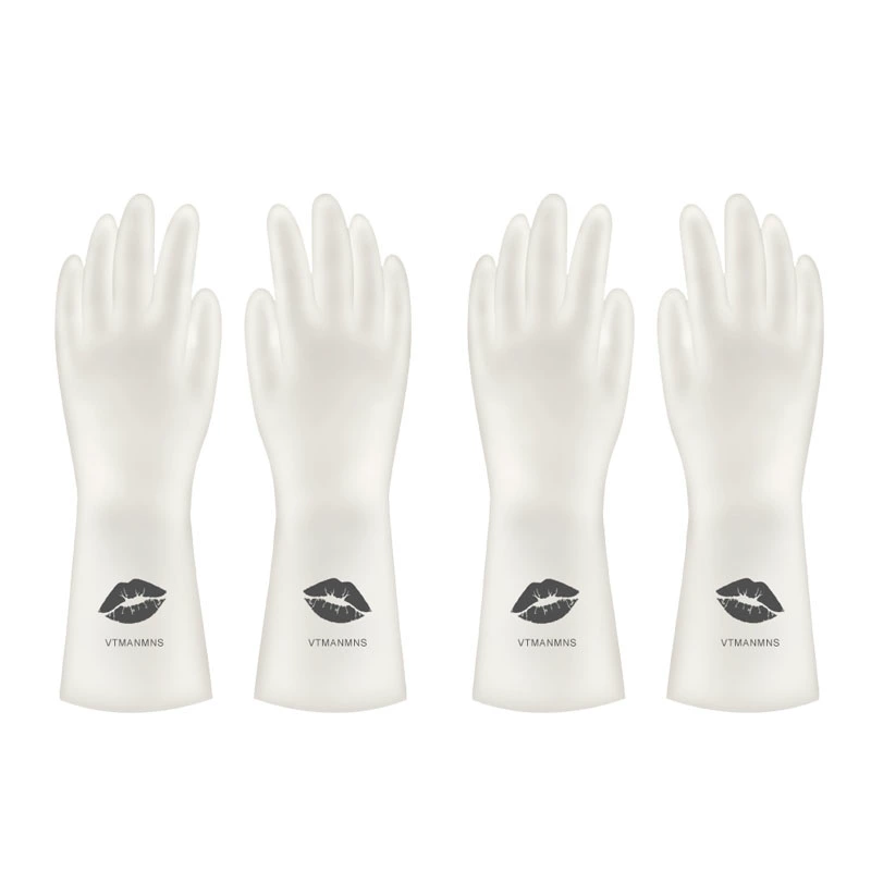 Gloves, wear-resistant durable latex winter set, increased thickness
