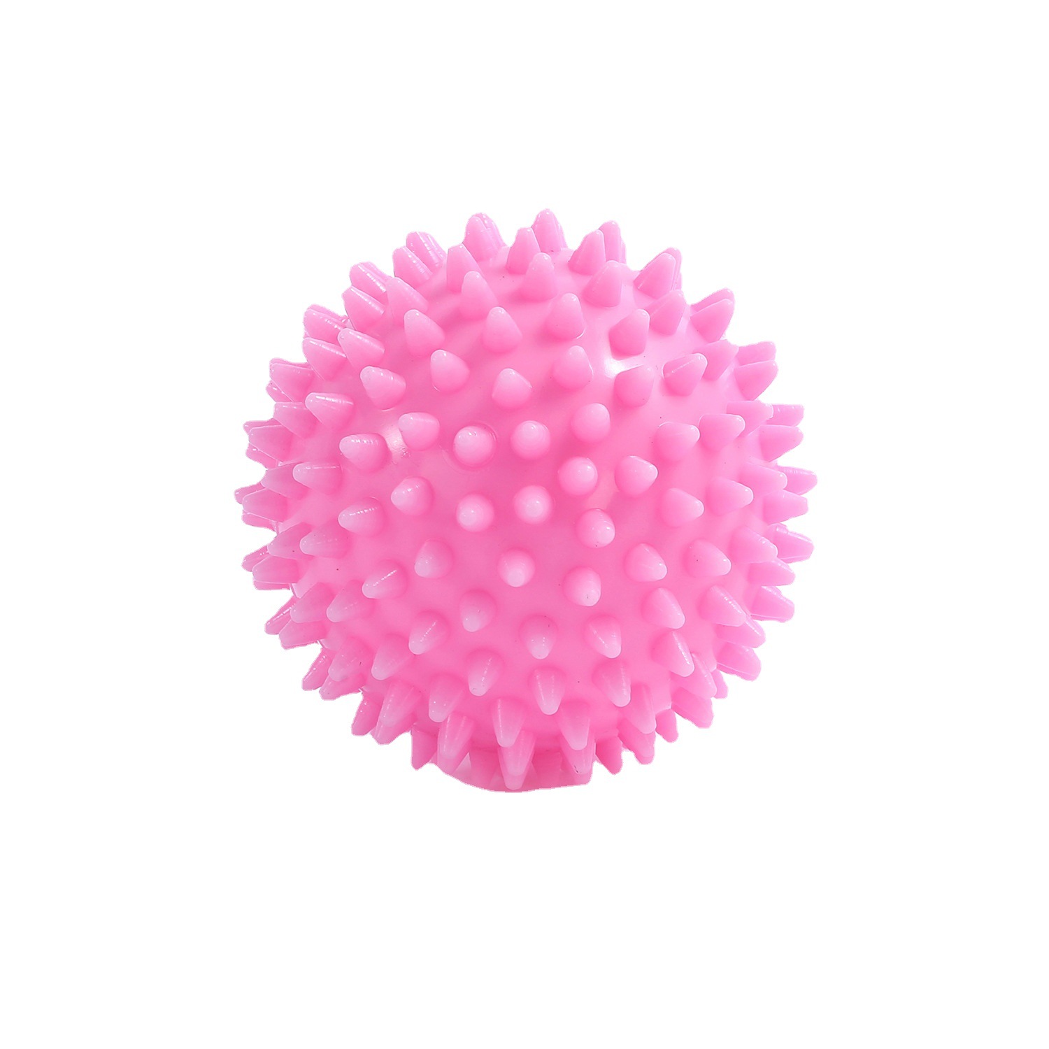 Bola de masaje tipo erizo de PVC, bola de maní o fascia, antideslizante, ideal para ejercicios de yoga y fitness