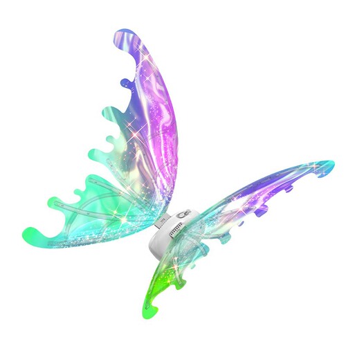Cross-border Elf Wings Electric Luminous Butterfly Wings Girls Back Decoration Cosplay Gift New Year Gift Wholesale