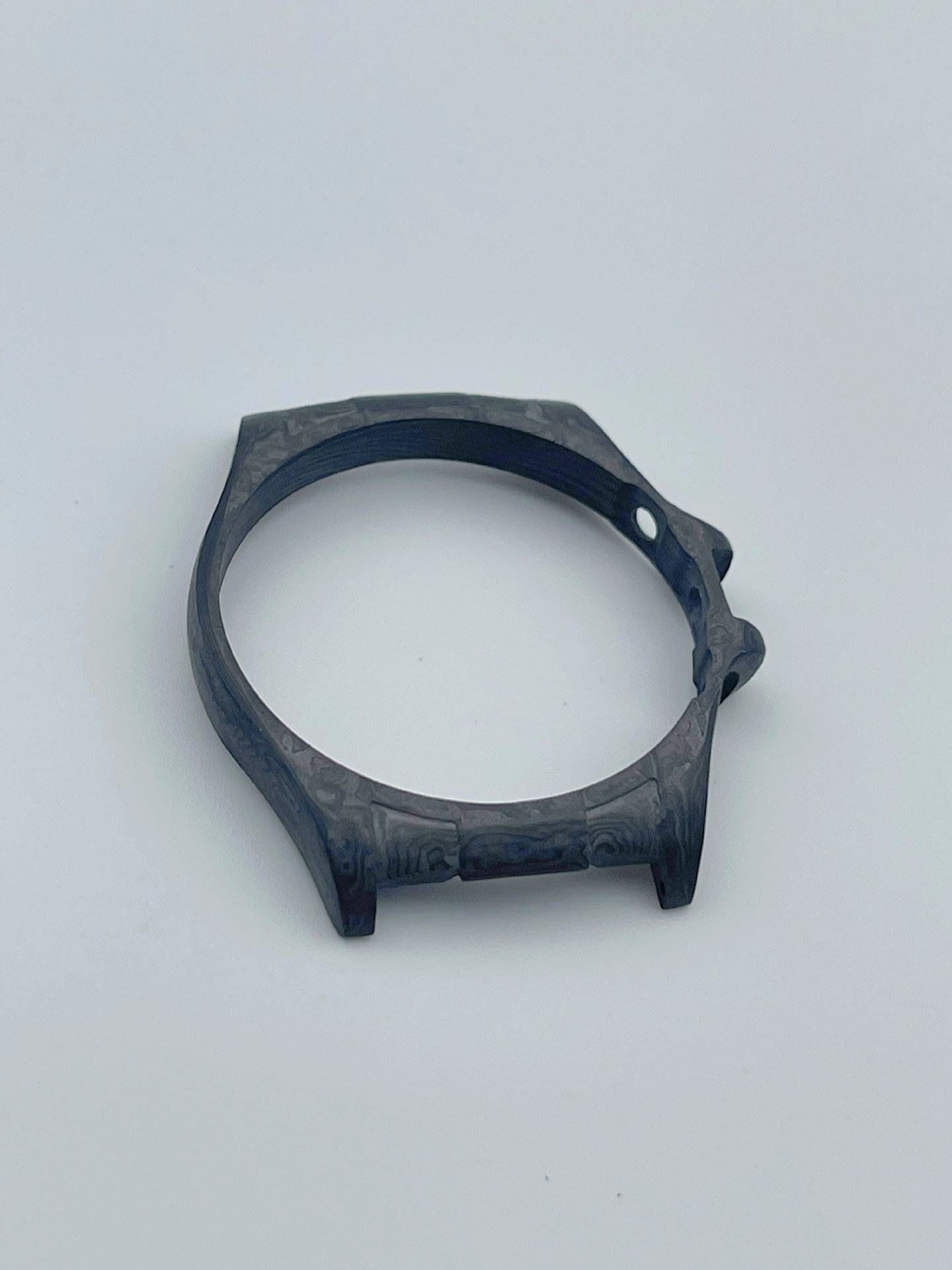 碳纤维手表外壳表壳定制手表配件厂家供应来图来样定做碳纤维加工