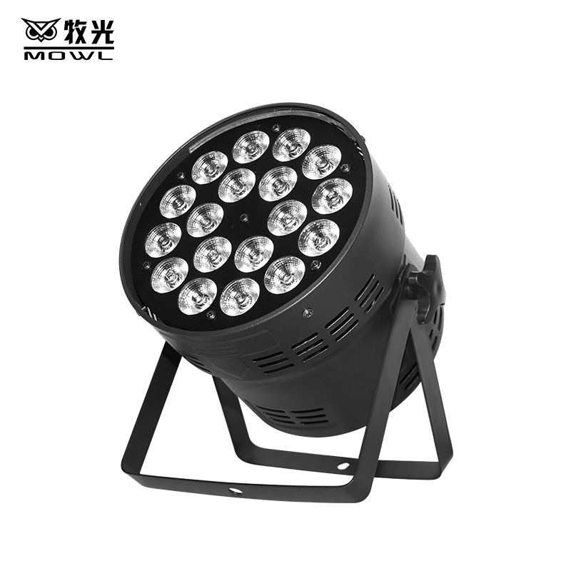 Iluminación de la Etapa 18 10W cuatro-en-uno a todo color teñido luz de la superficie de la boda del funcionamiento de la luz del par LED24