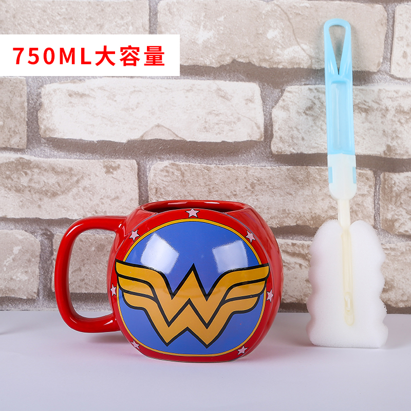Cross-border Marvel Spider-Man cerámica taza Naruto Hokato taza de agua de gran capacidad taza de marca personalidad taza de anime Hulk