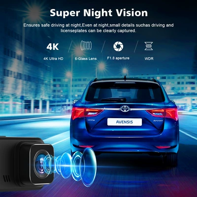 Dual Recording Night — Universal Driving recorder