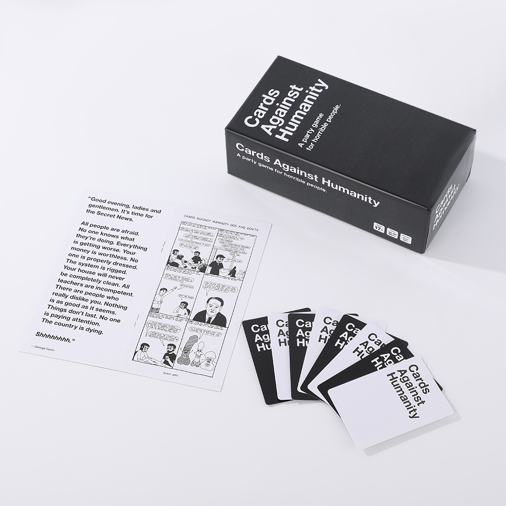 CardsAgainstHumanity Against Humanity US2.4 Edition Entertainment Cards Party Interactive Board Game_voghion.com