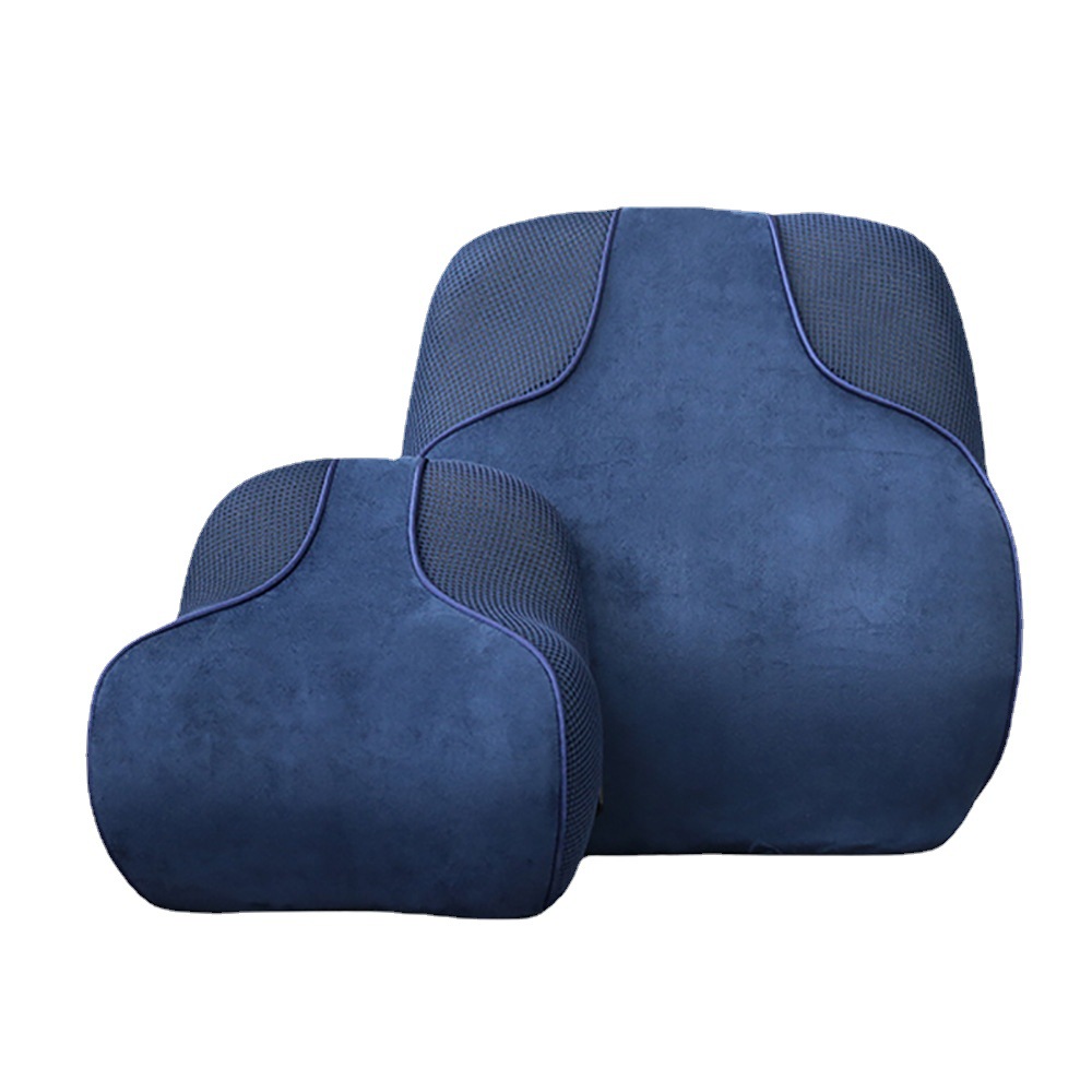 Transfronterizo nuevo reposacabezas soporte de la cintura traje elástico hogar tracción almohada coche cintura soporte de espuma de memoria almohada
