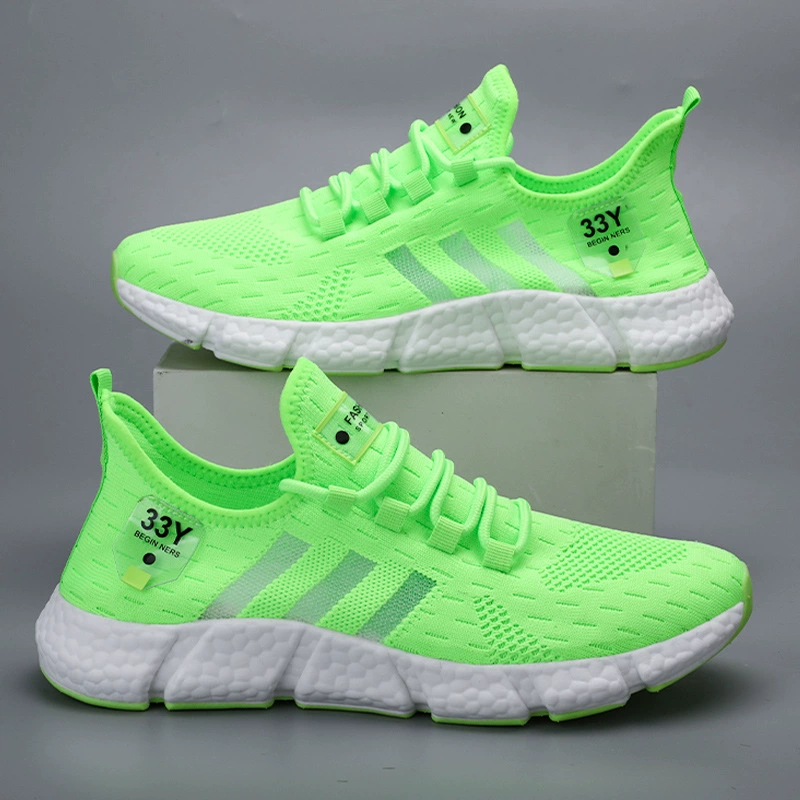 Trendy Versatile Soft-Soled Sports Shoes for Men and Women, Single Mesh Summer Mesh Shoes, Lightweight Fly-Knit Student Running Shoes Trendy Versatile Soft-Soled Sports Shoes for Men and Women, Single Mesh Summer Mesh Shoes, Lightweight Fly-Knit Student Running Shoes