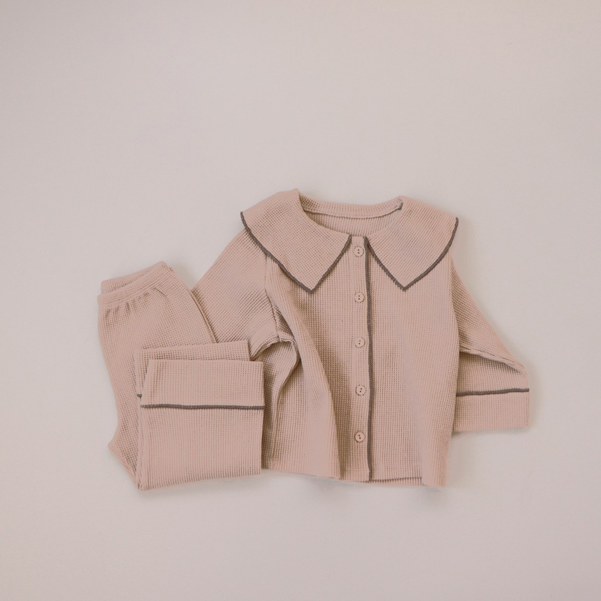 Pijamas para niños de estilo coreano, ropa para niños, ropa de otoño para bebés para hombres y mujeres, trajes de ropa para el hogar, estilo informal informal para niños