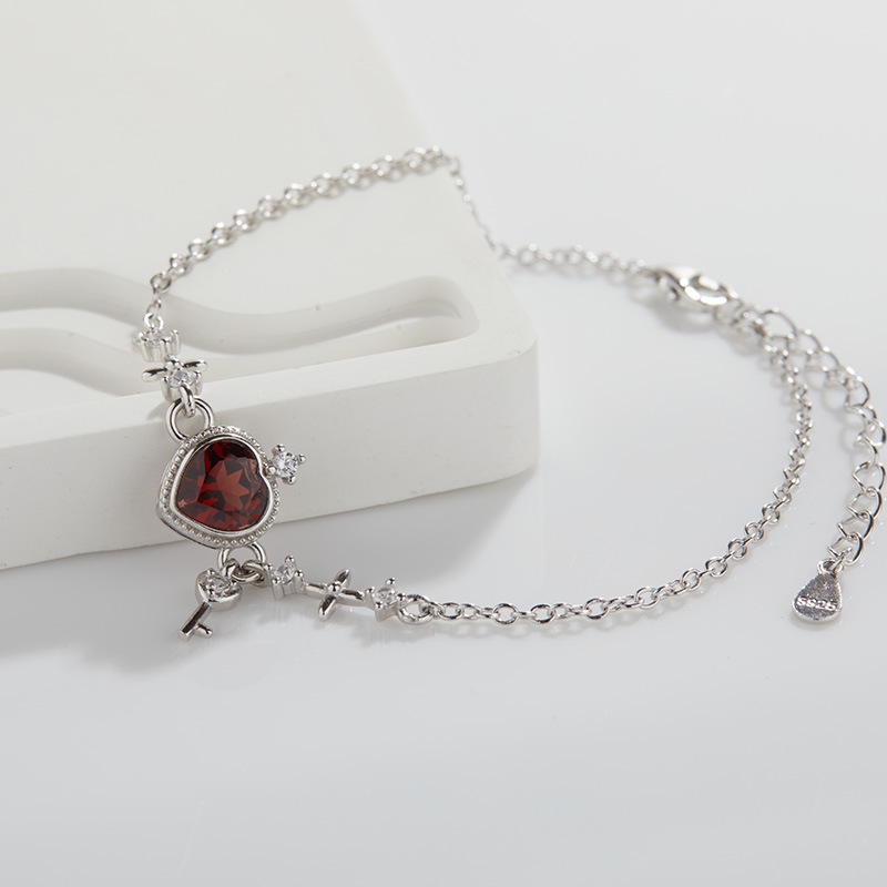 Women's Gender 925 Sterling Silver Bracelets Simple Style Classic Style