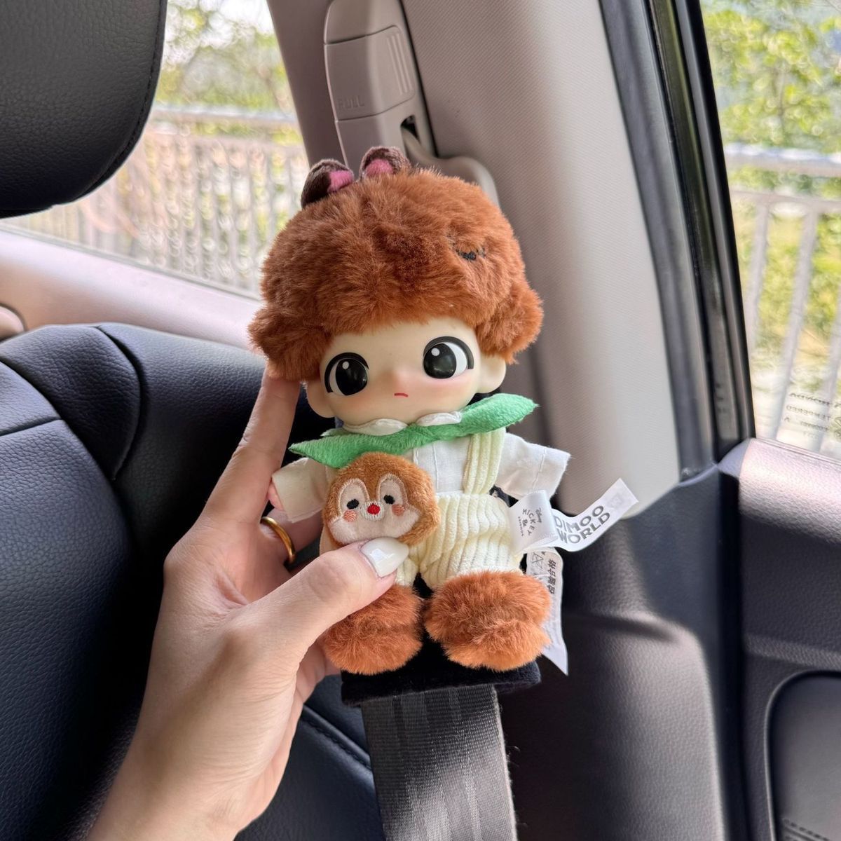 Dimoo Car Accessories Car Seat Belt Protective Cover Dimoo Anti-Shoulder Strap Car Interior Decoration Supplies