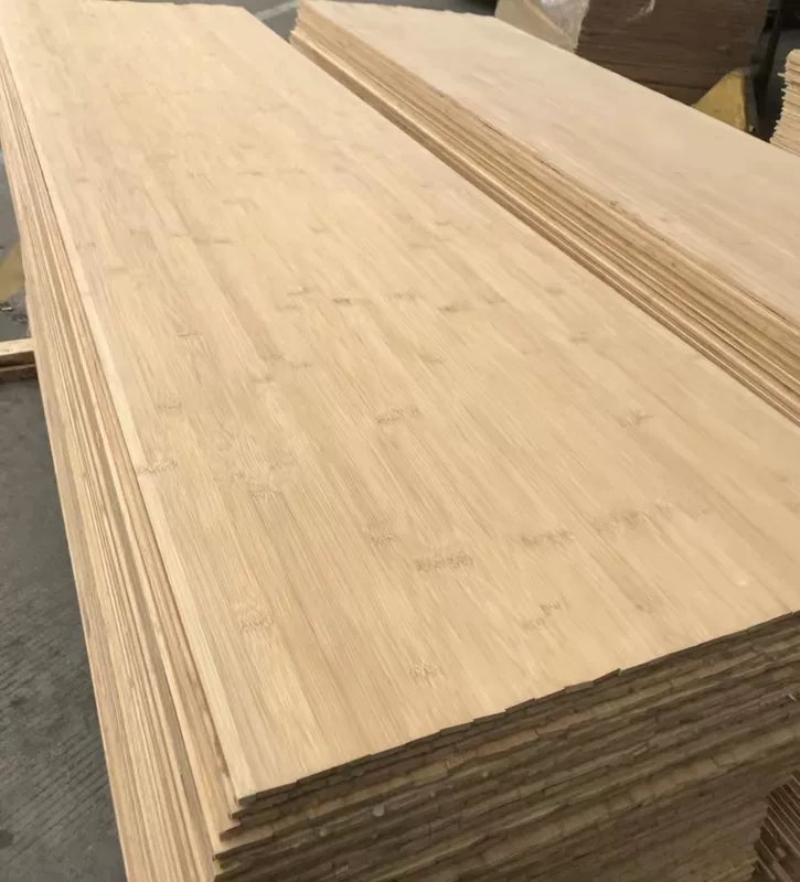 Long-term spot carbonized flat-pressed bamboo board 40mm thick board, strong and non-deformable, processed bamboo board