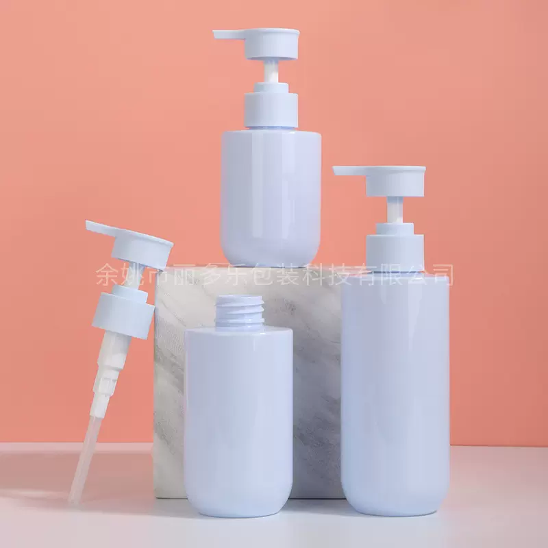厂家直供新品150ML200ML250ML圆底平肩PET洗发水分装瓶PET
