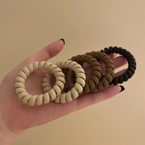 Korean hair tying phone cord hair rope for women summer ponytail does not hurt hair ins simple hair band rubber band wholesale decoration
