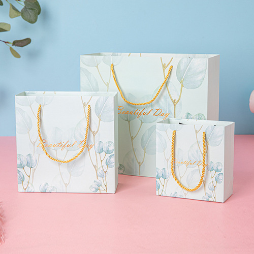 Xianfa green gift bag universal gift bag clothing cosmetics packaging bag gift bag wholesale