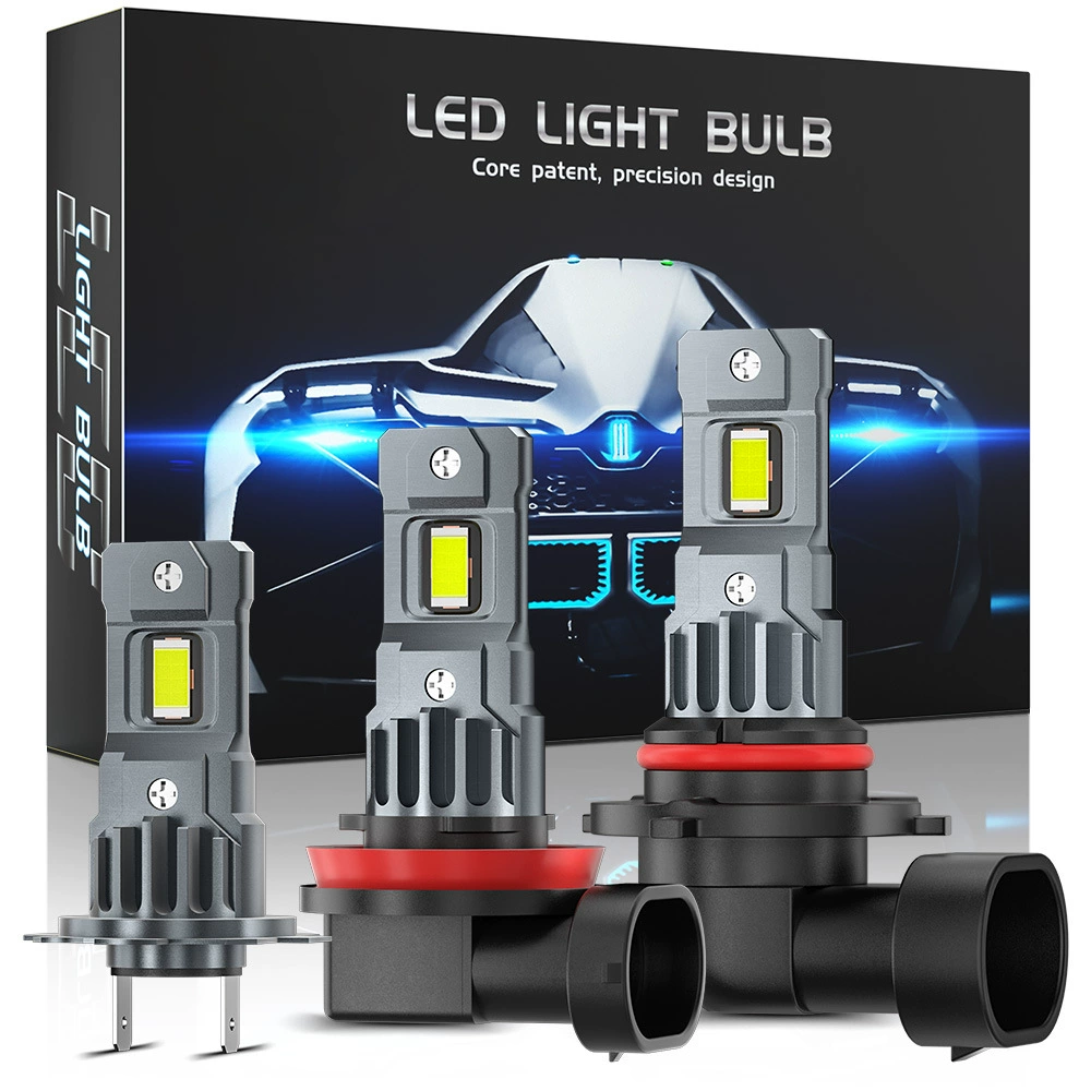 Трансграничные горячие продажи новые светодиодные лампы с прямой вставкой H7/9005/9006/H11 автомобильная светодиодная фара