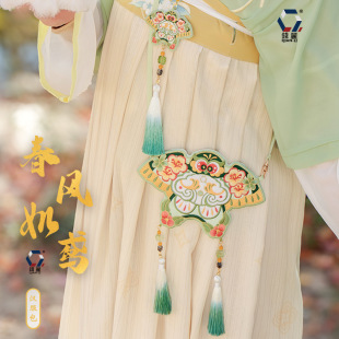 [Qian Li] Chinese clothing bag embroidered kite diagonal Chinese clothing bag female embroidery accessories antique children's bag