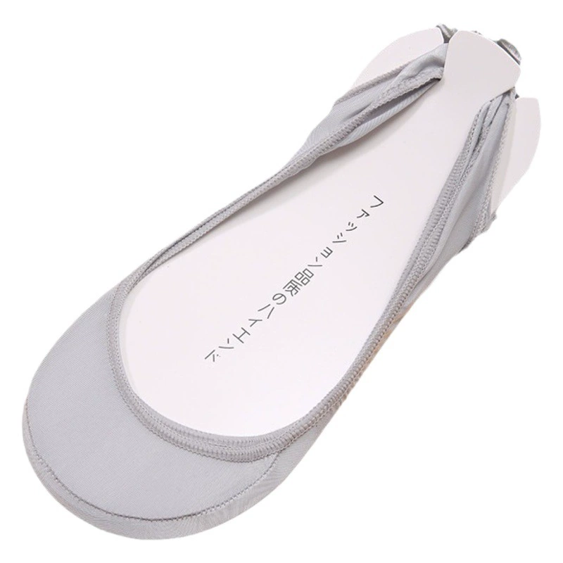 Персонализированные невидимые носки из ледяного шелка с защитой от падения, силиконовые Высокие каблуки, с мелким ртом, женские носки без каблука с подкладкой для передней части стопы