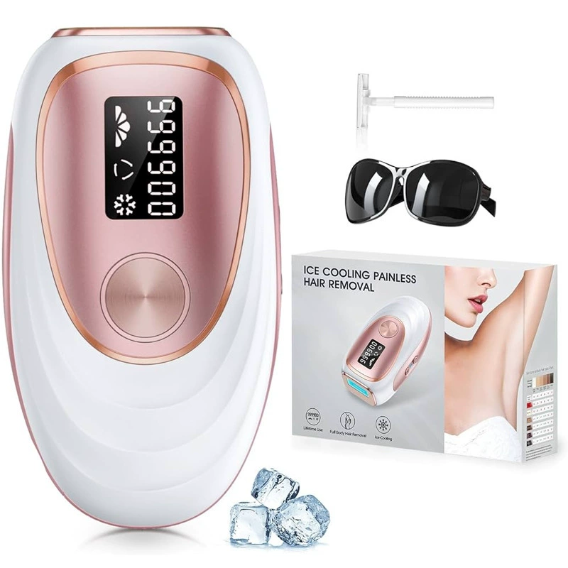 Пятно транскордонное бытовое устройство для удаления волос, частная часть всего тела, портативный импульсный фотон подмышками не повреждает кожу, устройство для удаления волос с точкой замерзания