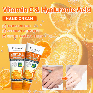 Cross-border DisaarVC hyaluronic acid hand cream autumn and winter moisturizing brightening anti-dry factory wholesale hand cream
