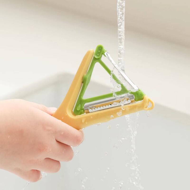 新しい色の家庭用ステンレスの皮むき器のアイデアの多機能の皮むきナイフの果物のジャガイモの皮むきナイフ|undefined