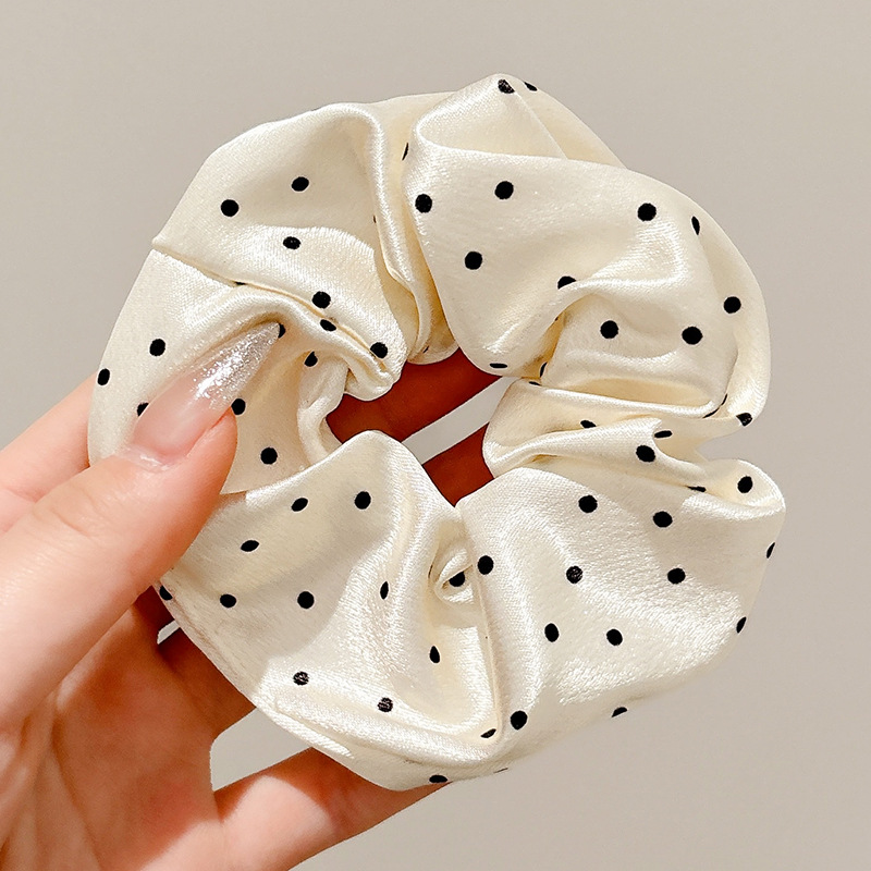 Ballet estilo encaje intestino grueso lazo para el cabello de alto valor con cola de caballo cuerda para el cabello flor para la cabeza niña de verano bola cabeza cuerda para el cabello accesorios para el cabello