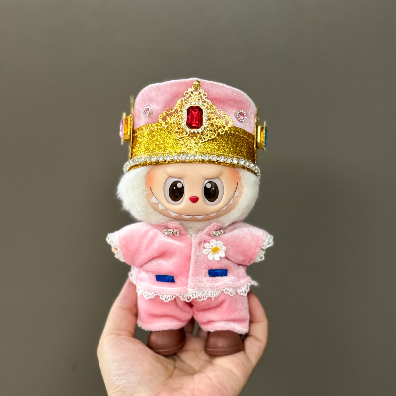 スポットラブブベビー服17cmラブブブラインドボックスペンダント第一世代と第二世代のビニールぬいぐるみ着替えセット|undefined