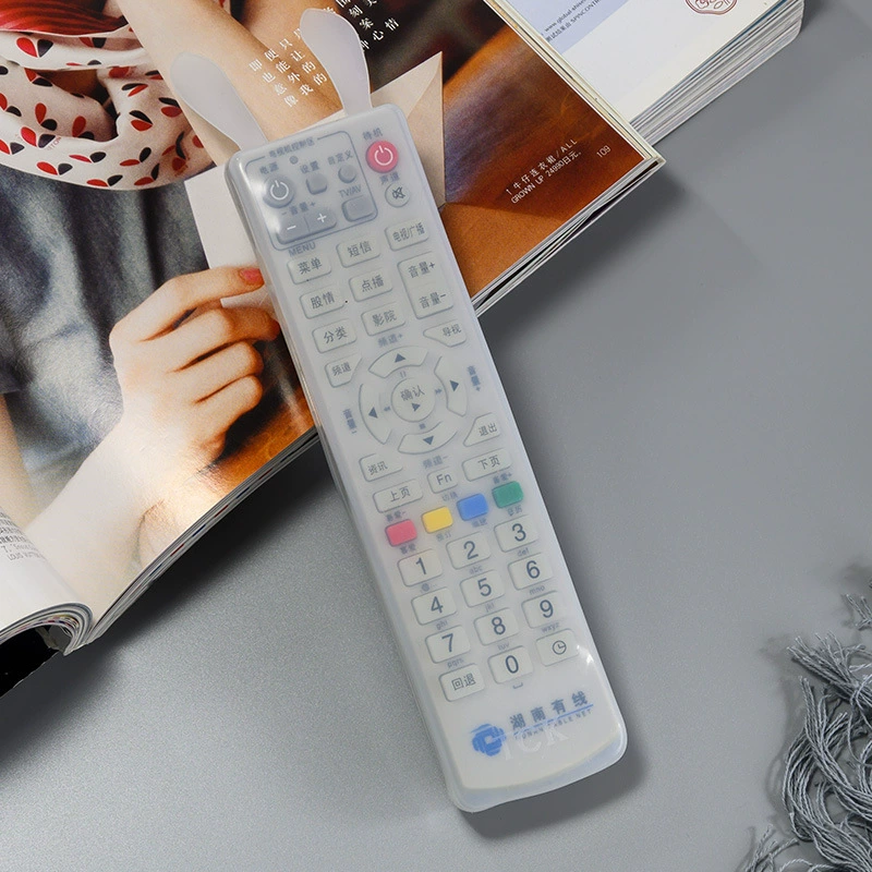 Protective Silicone Rabbit Remote Cover Creative, Transparent/Luminous, Waterproof TV Remote Case